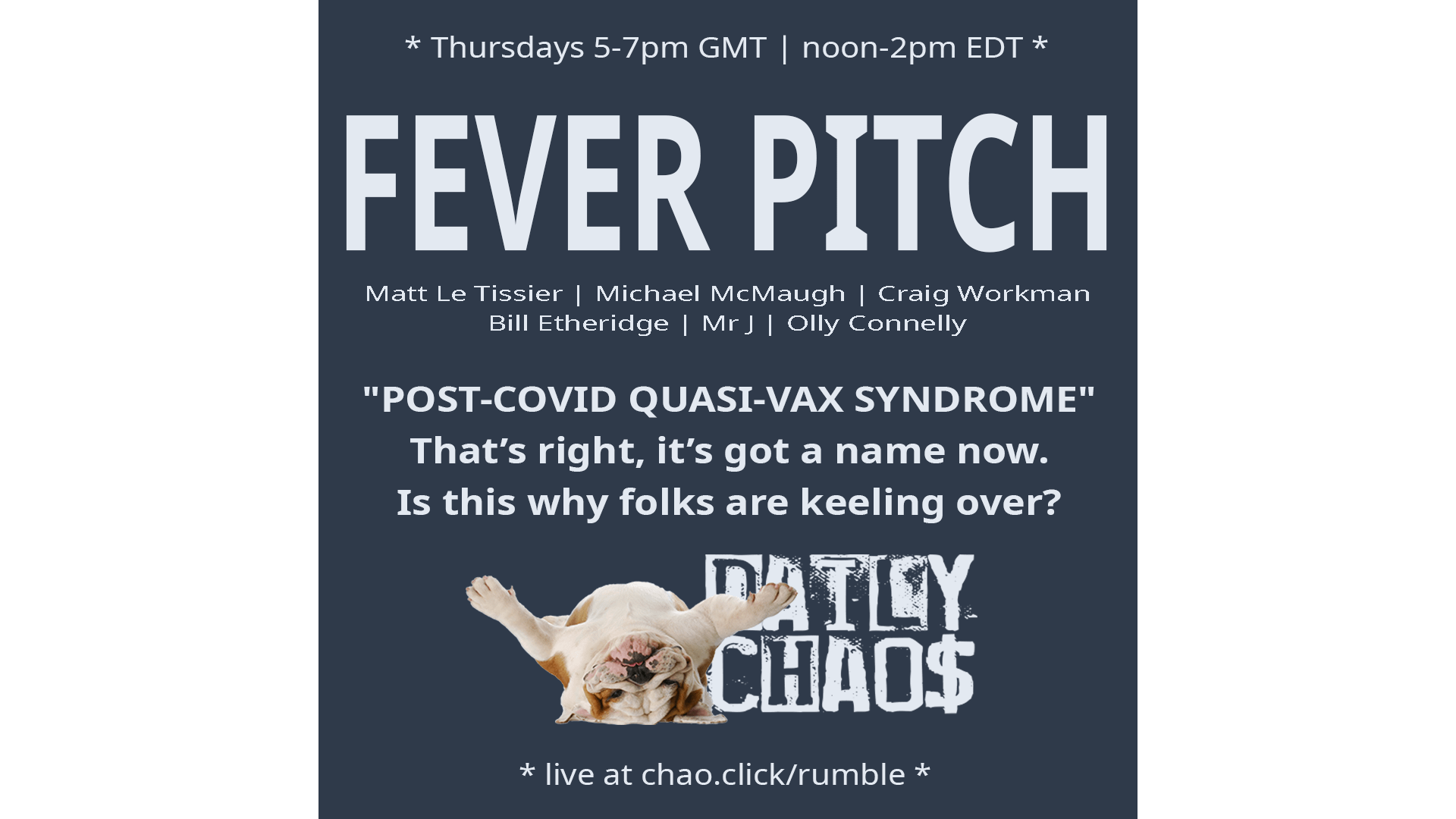 FEVER PITCH (promo) ~ Daily Chaos